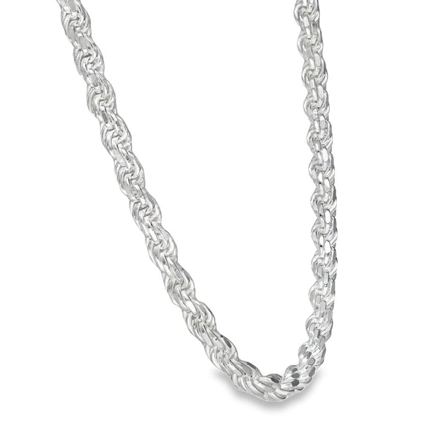 925 Silver Rope Chain - 22" - 43.4g