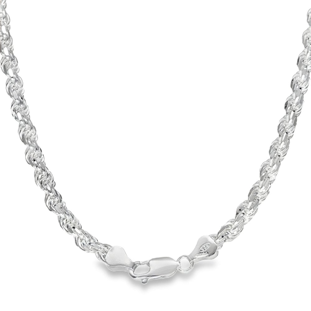 925 Silver Rope Chain - 22" - 43.4g
