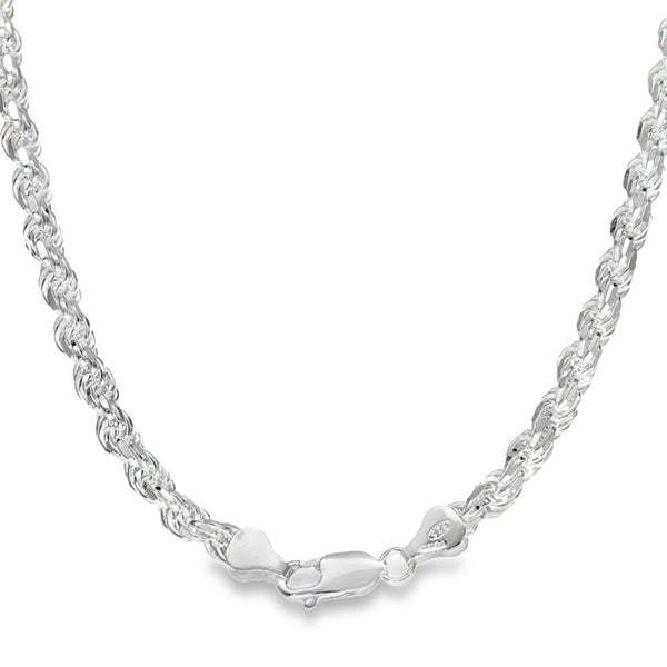 925 Silver Rope Chain - 22" - 43.4g