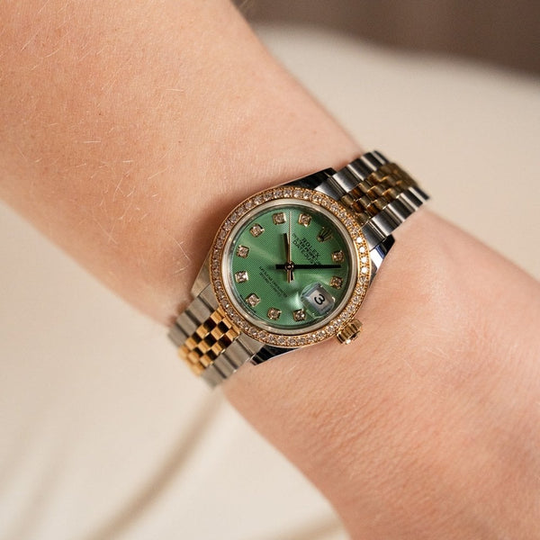 Lady-Datejust 279383RBR - Mint Green Diamond Dial - 2020