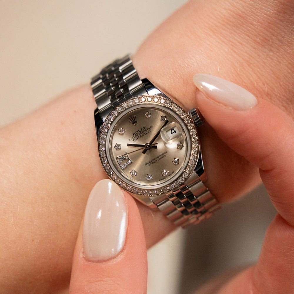 Datejust 28 279384RBR- Ladies Watch - Diamond Bezel - 2019