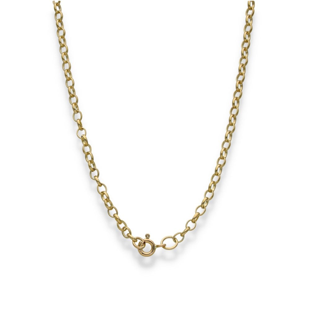 1908 Yellow Gold Half Sovereign Pendant & Chain - 20" - 10.7g