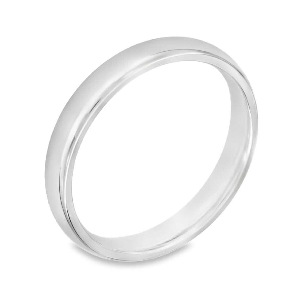 9ct Yellow Gold Court Wedding Band - Size M - 3mm