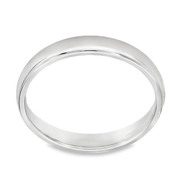 9ct Yellow Gold Court Wedding Band - Size M - 3mm