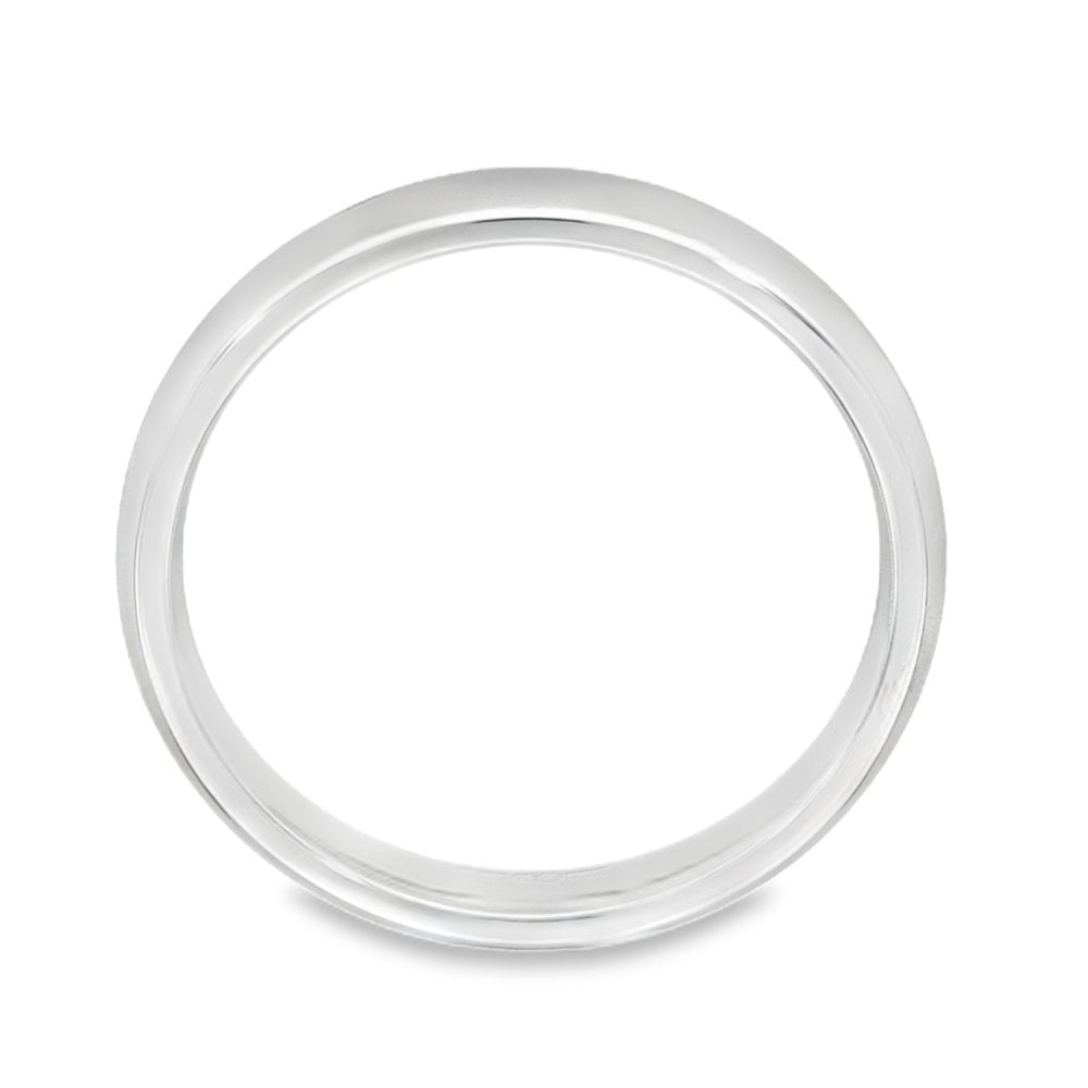 9ct Yellow Gold Court Wedding Band - Size M - 3mm