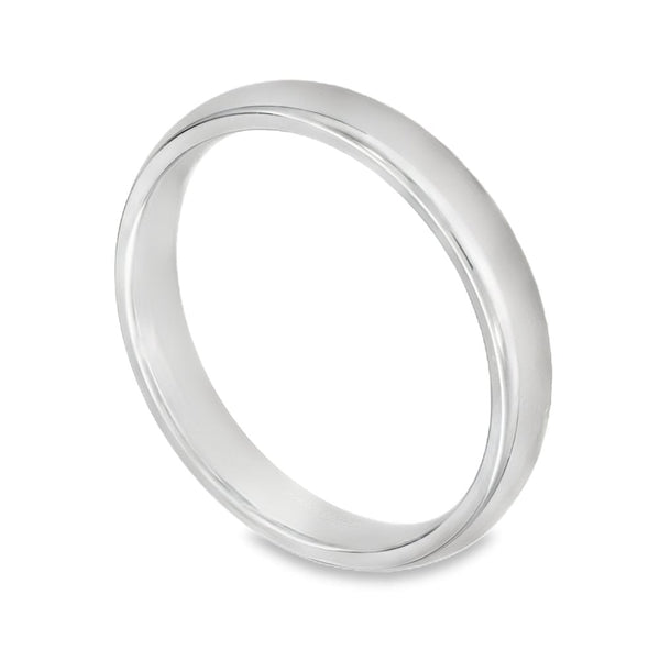 9ct Yellow Gold Court Wedding Band - Size M - 3mm