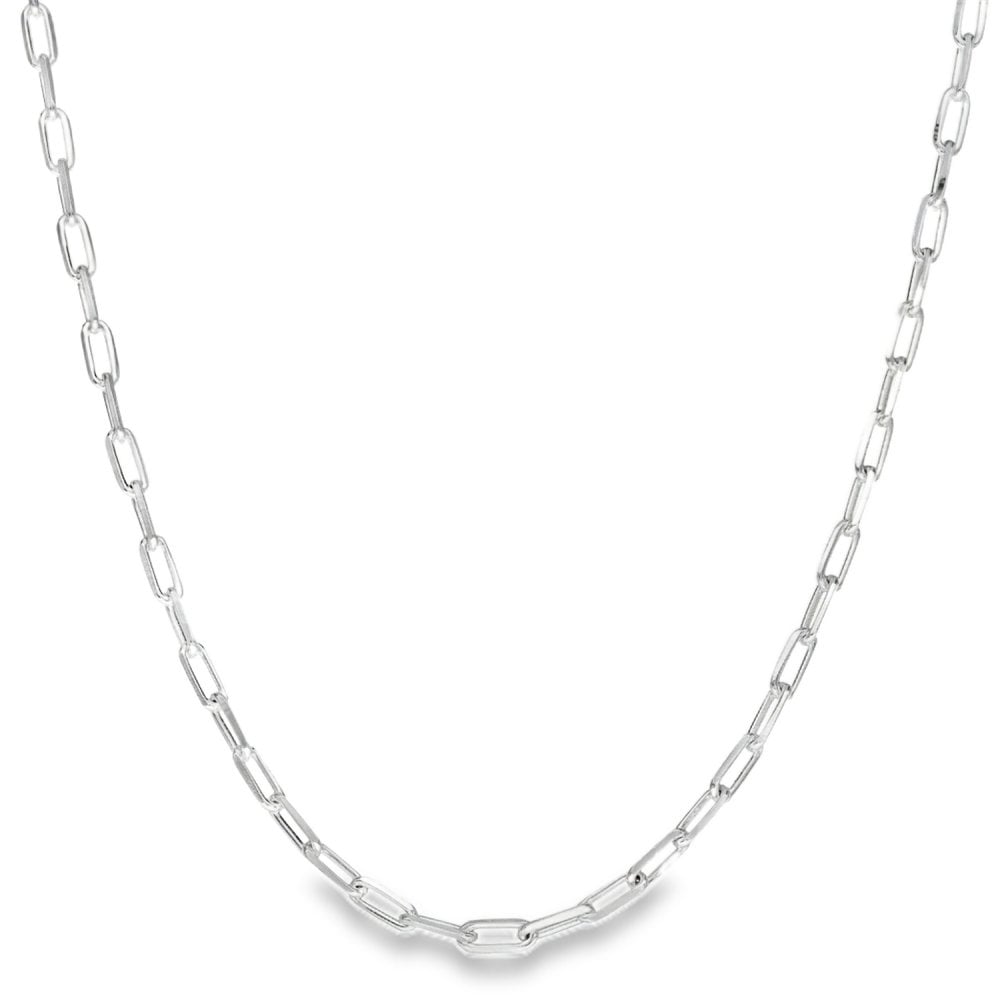 925 Silver Paper-Link Chain - 22" - 6.9g