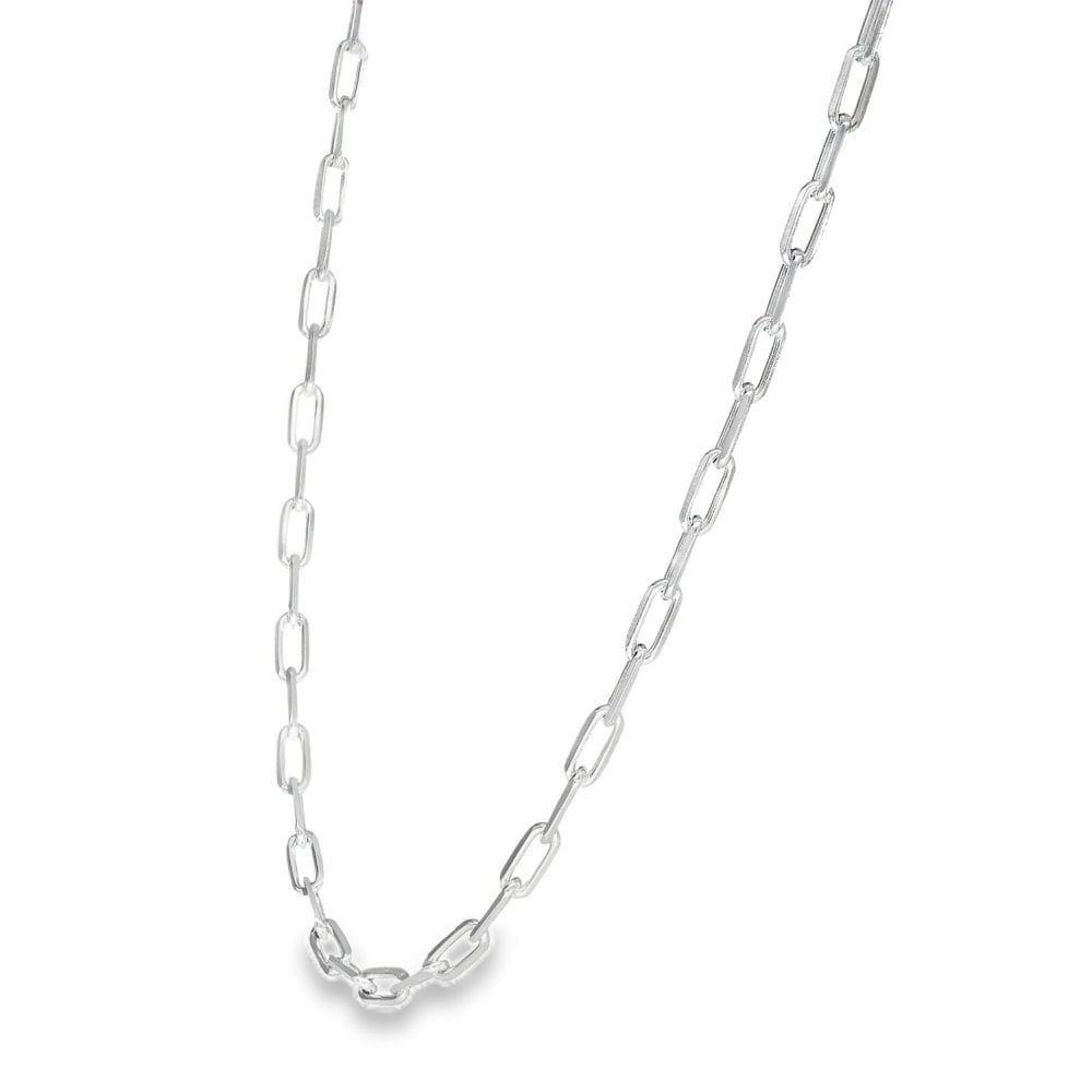 925 Silver Paper-Link Chain - 20" - 6.3g