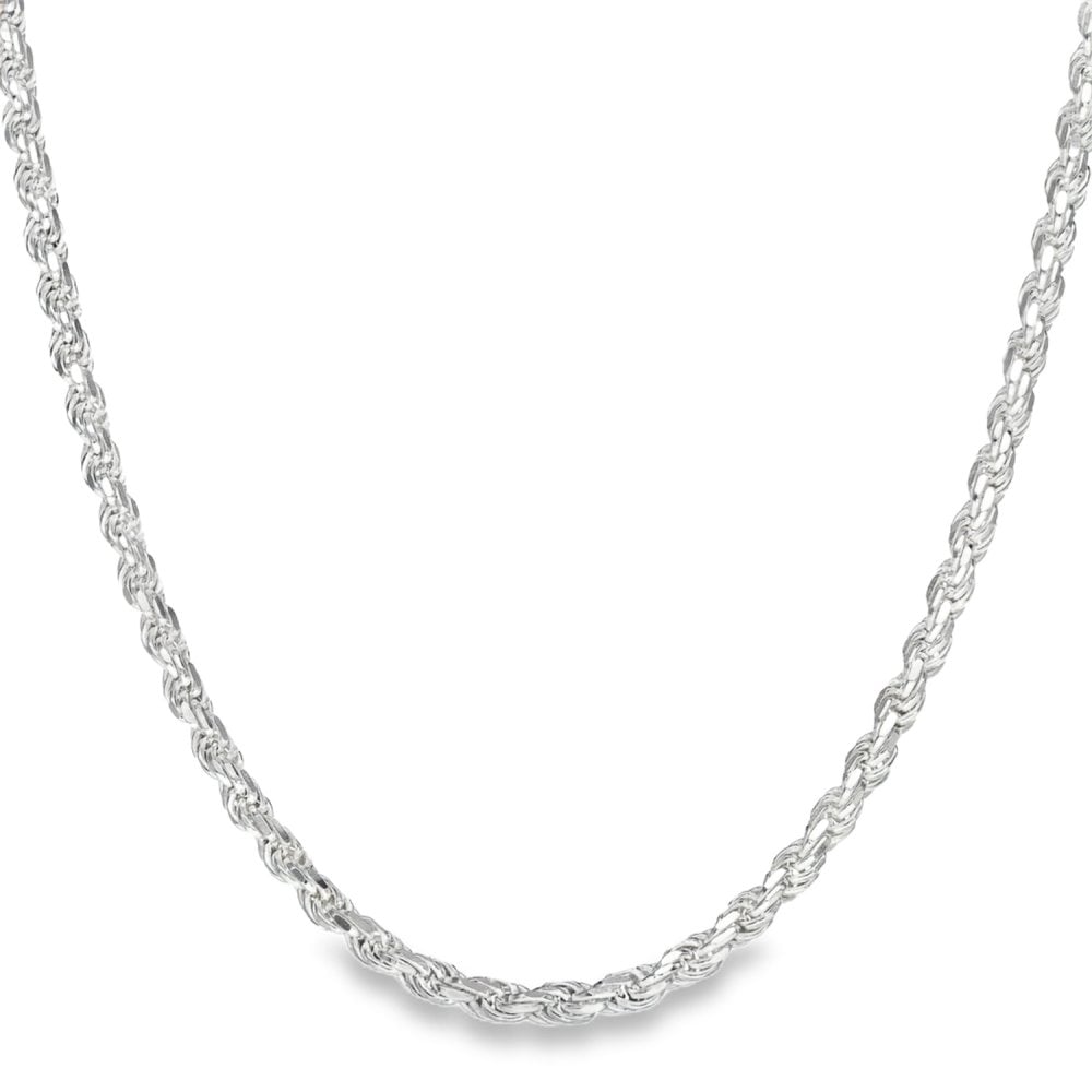 925 Silver Rope Chain - 22" - 19.2g