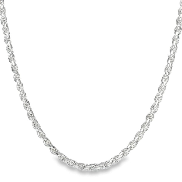 925 Silver Rope Chain - 22" - 19.2g