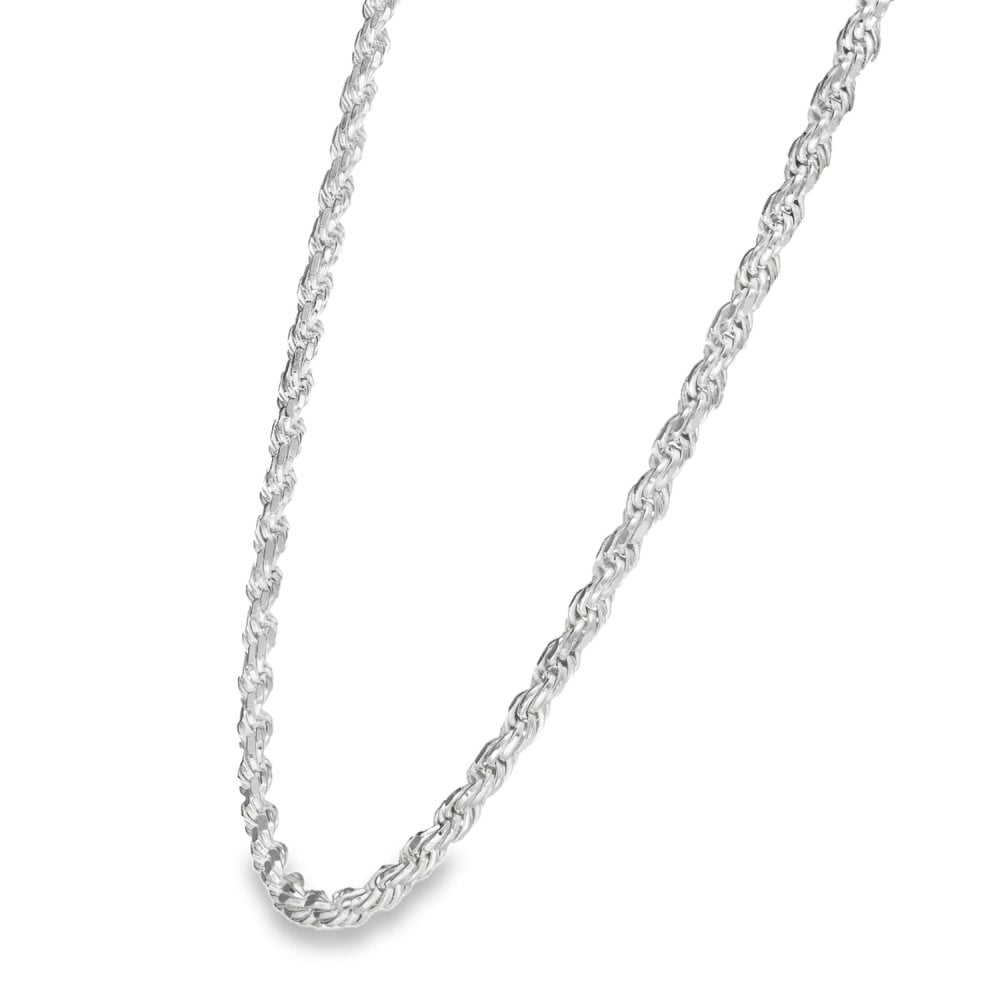 925 Silver Rope Chain - 22" - 19.2g