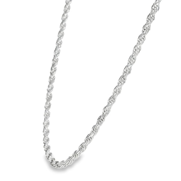 925 Silver Rope Chain - 22" - 19.2g