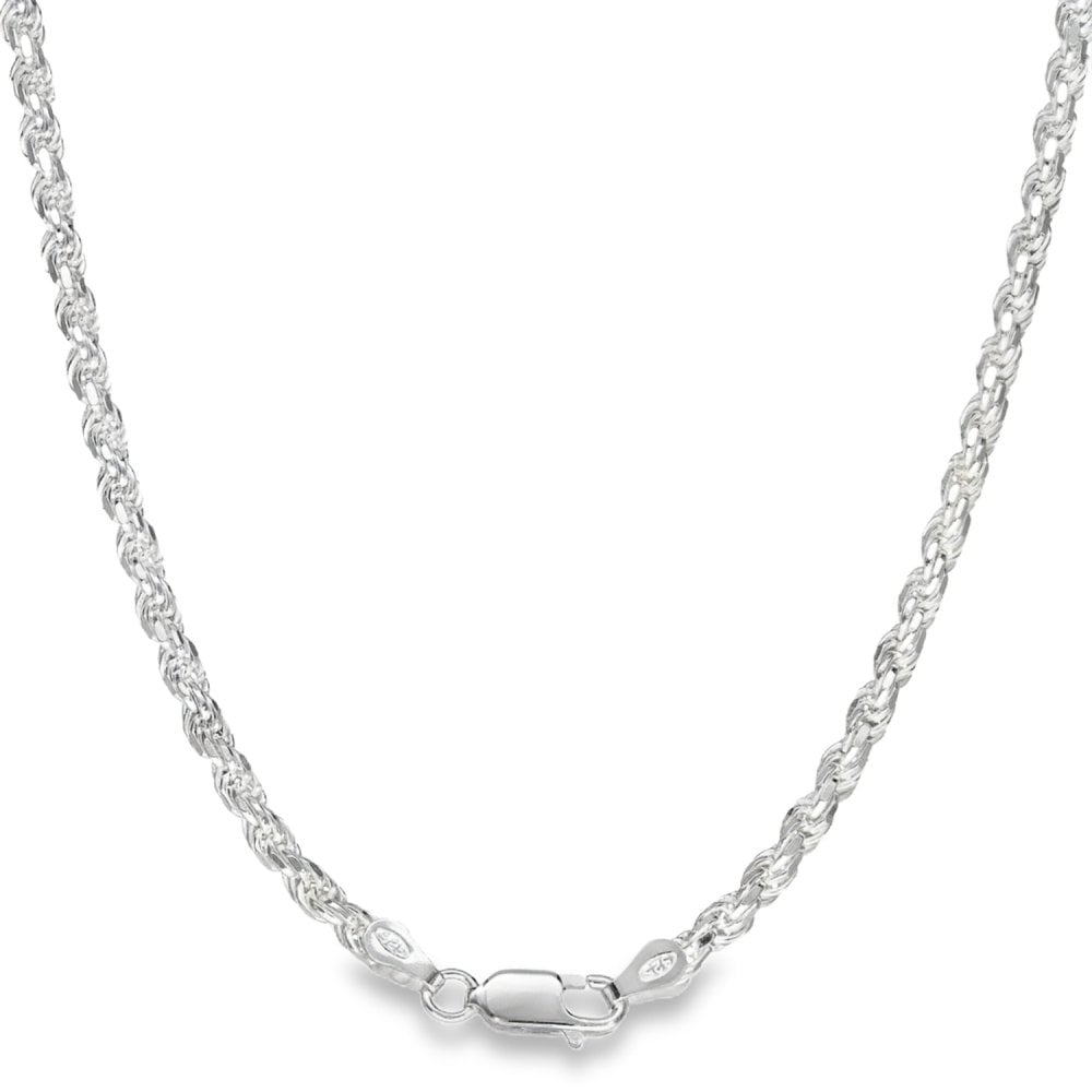 925 Silver Rope Chain - 22" - 19.2g