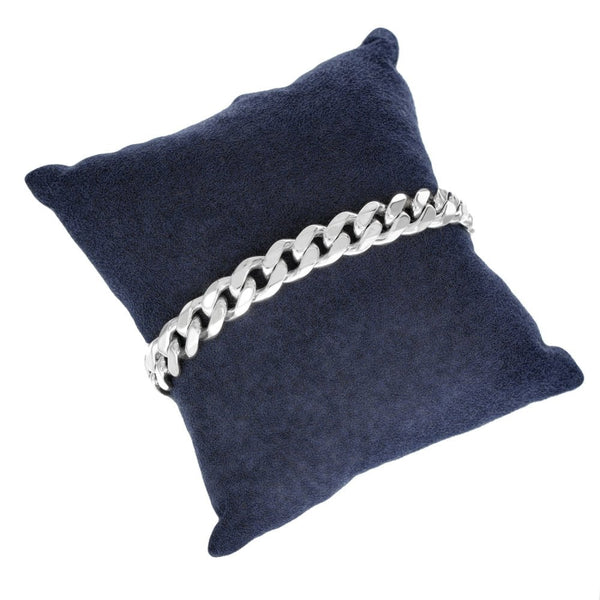 925 Sterling Silver Curb Bracelet - 8.5" - 15.2g