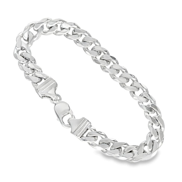925 Sterling Silver Curb Bracelet - 8.5" - 15.2g