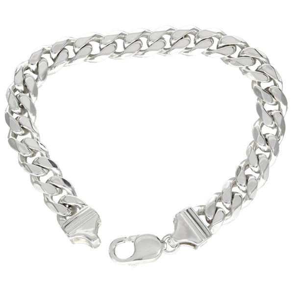 925 Sterling Silver Curb Bracelet - 8.5" - 15.2g