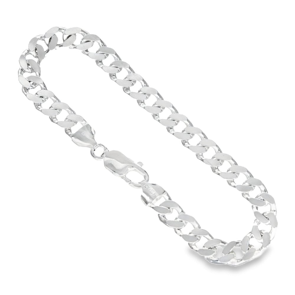 925 Sterling Silver Curb Bracelet - 8" - 18.0g