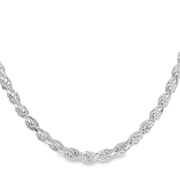 925 Silver Rope Chain - 20" - 18.7g