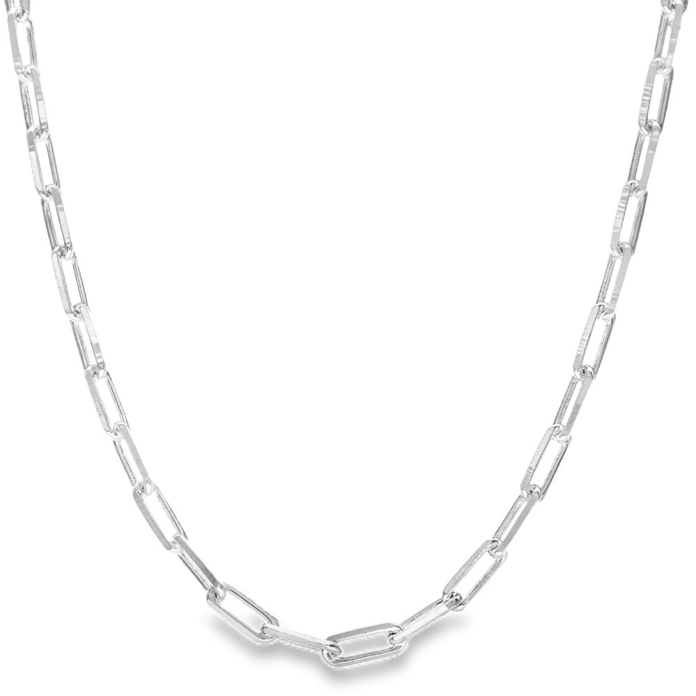 925 Silver Paper-Link Chain - 20" - 15.0g