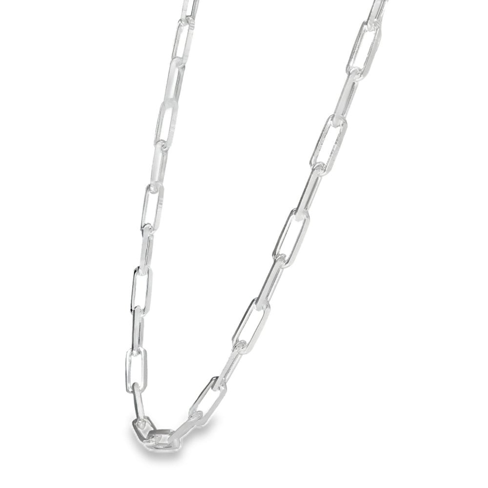 925 Silver Paper-Link Chain - 20" - 15.0g