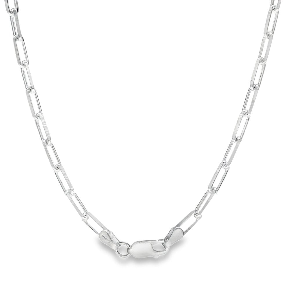 925 Silver Paper-Link Chain - 22" - 16.3g
