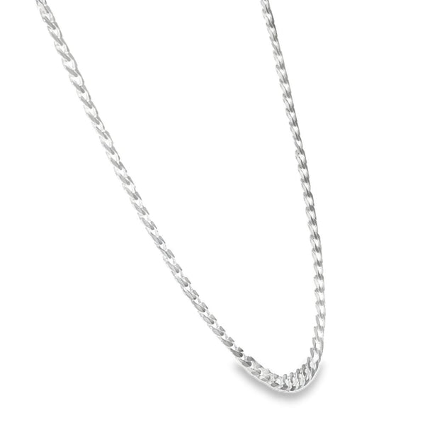 925 Silver Flat Curb Chain - 20" - 7.2g