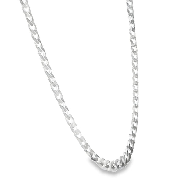 925 Silver Flat Curb Chain - 22" - 14.5g