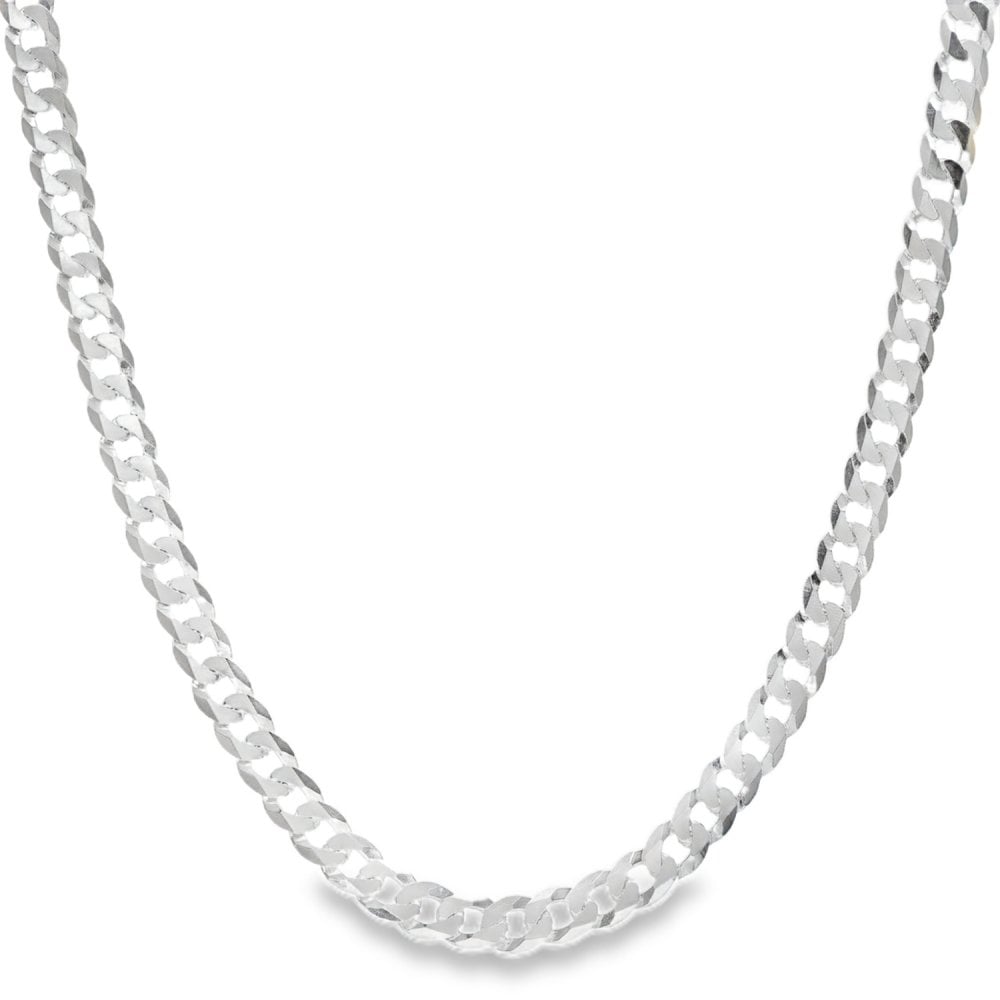 925 Silver Flat Curb Chain - 20" - 13.1g