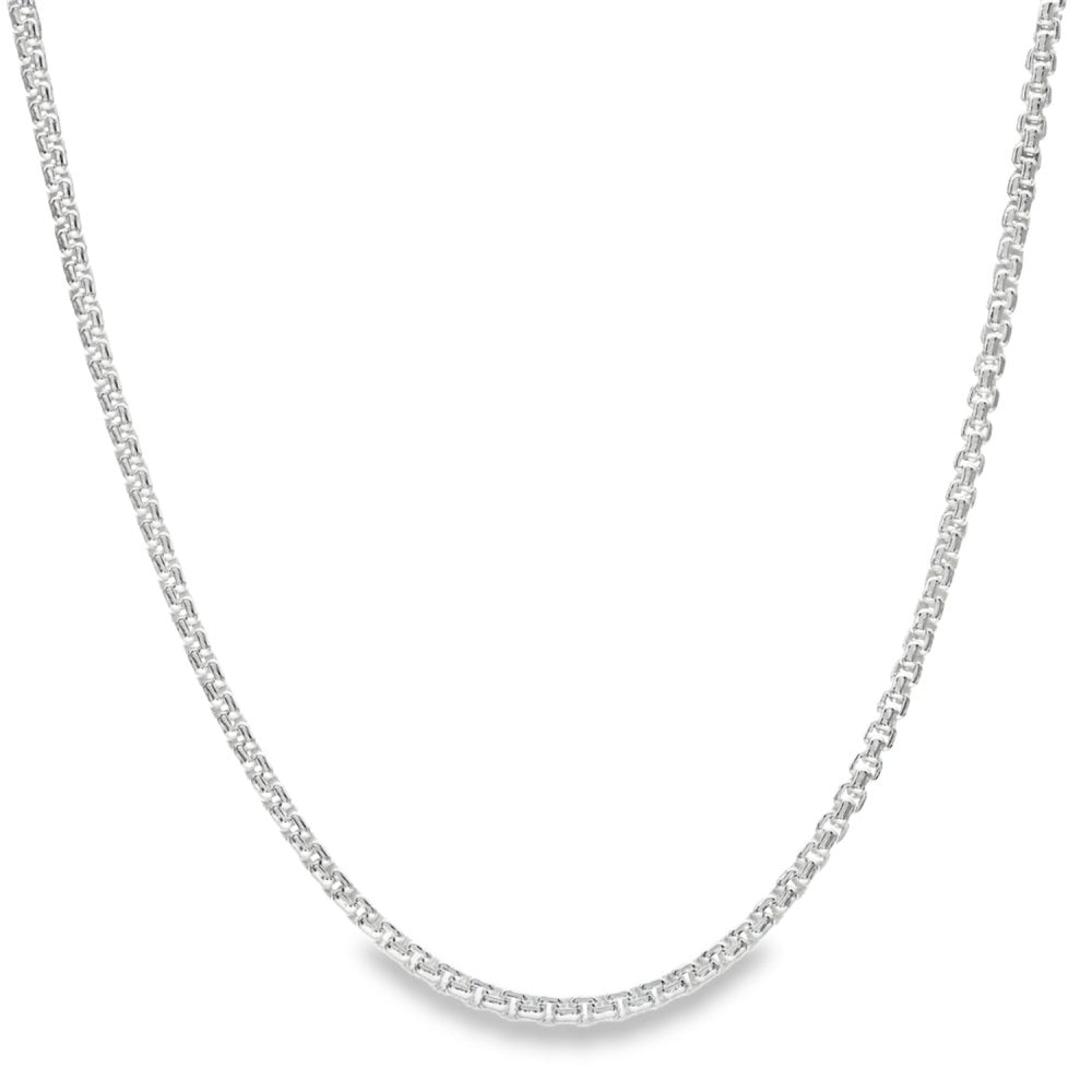 925 Silver Box Belcher Chain - 22" - 16.9g