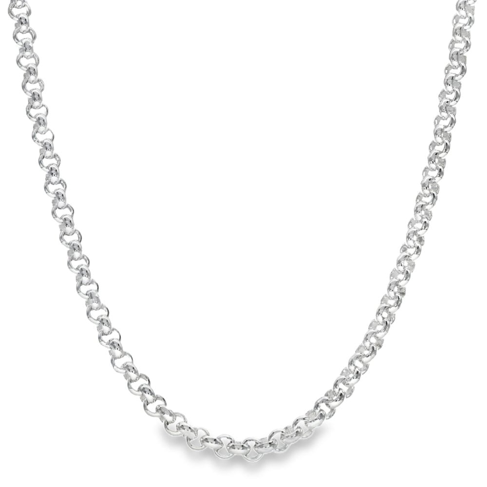 925 Silver Round Belcher Chain - 20" - 27.1g