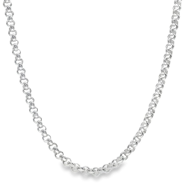 925 Silver Round Belcher Chain - 20" - 27.1g