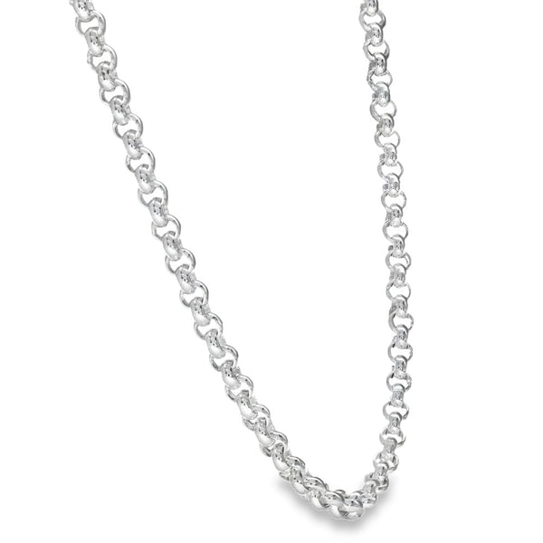 925 Silver Round Belcher Chain - 20" - 27.1g