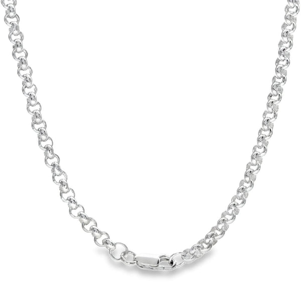 925 Silver Round Belcher Chain - 20" - 27.1g