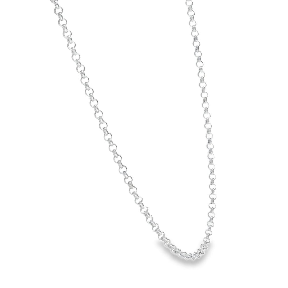 925 Silver Fine Belcher Chain - 20" - 4.3g