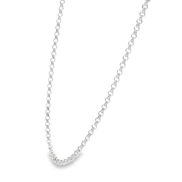 925 Silver Fine Belcher Chain - 18" - 3.8g