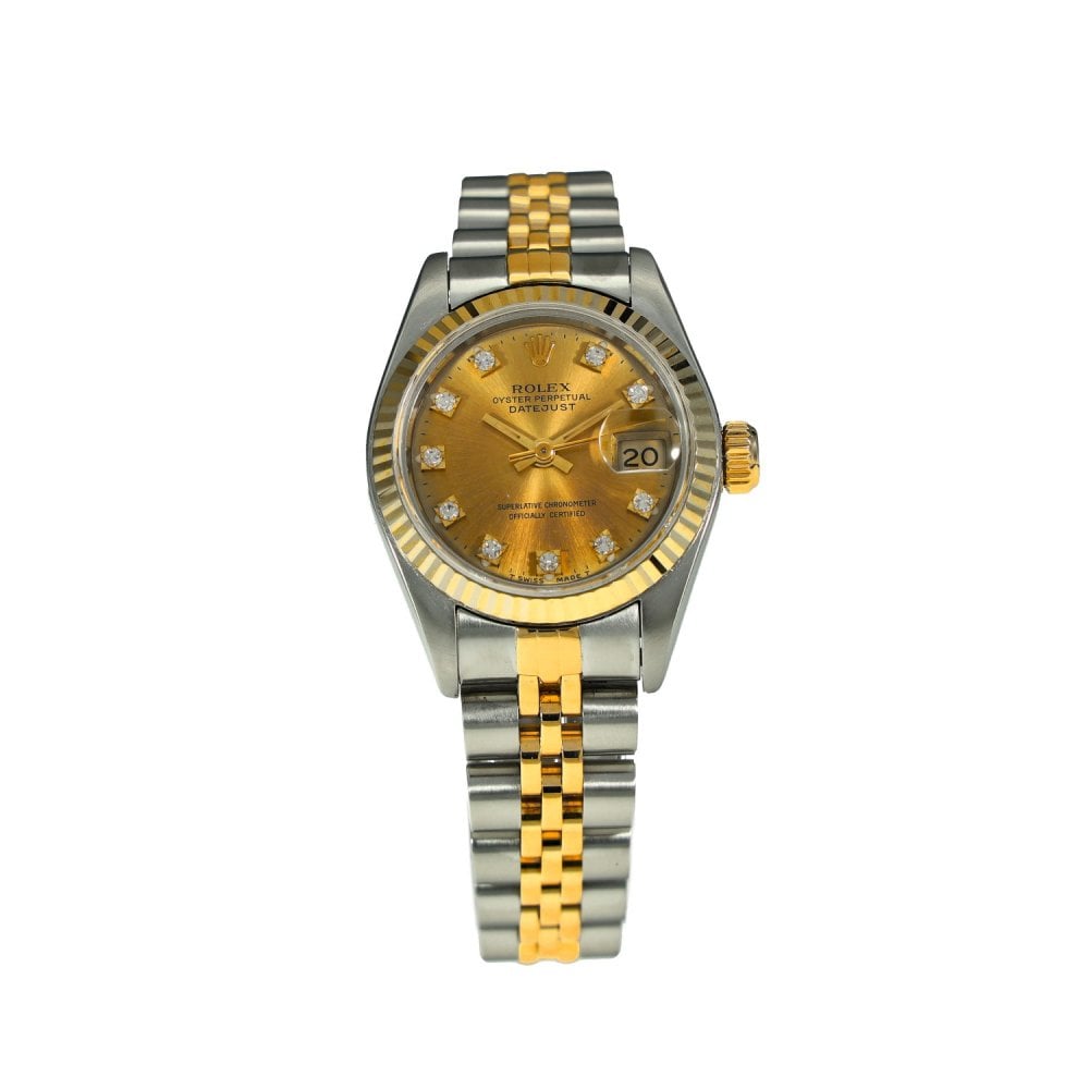 Lady-Datejust 69173 – Champagne Diamond Dial – 1993