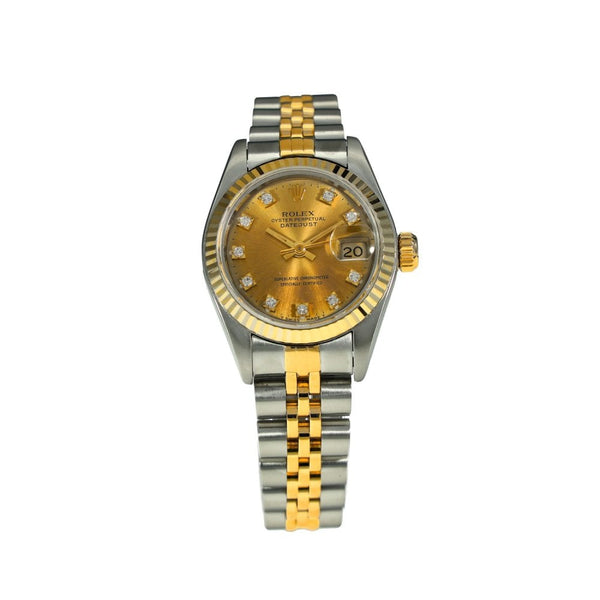 Lady-Datejust 69173 – Champagne Diamond Dial – 1993