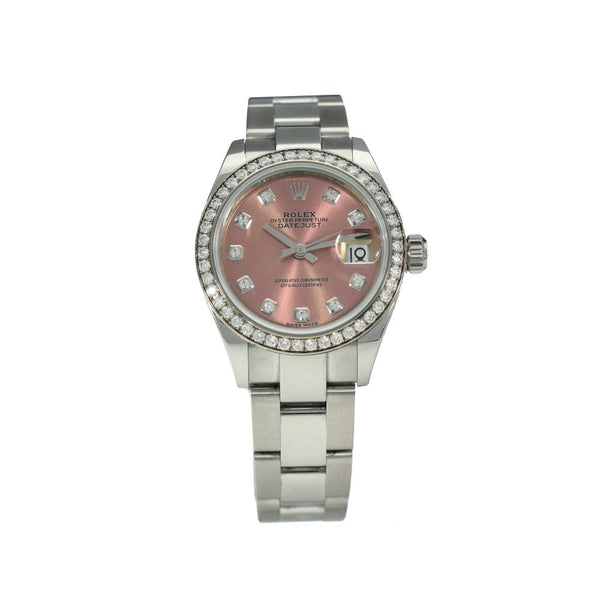 Lady-Datejust 279384RBR – Pink Dial Diamond Bezel – 2019