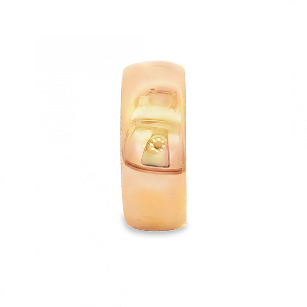 22ct Yellow Gold Wedding Band - Size N½ - 8mm