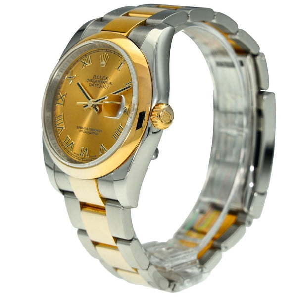 Datejust 116203 – Champagne Roman Dial – 2012