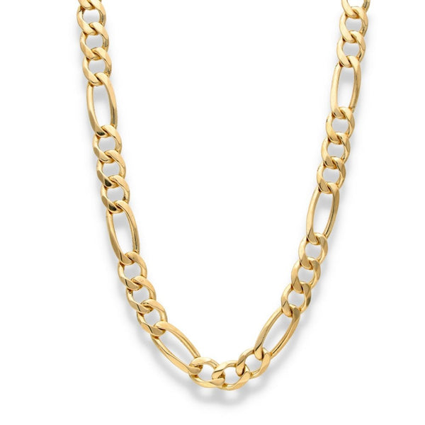 9ct Yellow Gold Heavy Figaro Chain - 28" - 56.7g