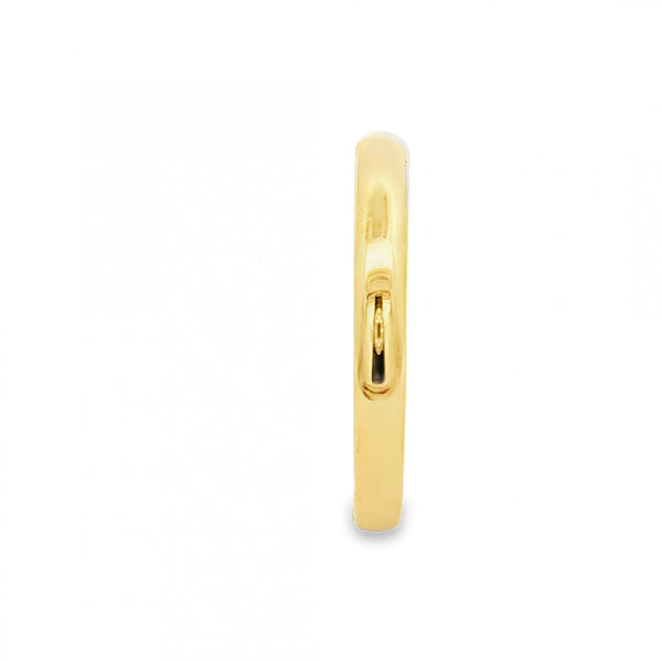 18ct Yellow Gold Wedding Band - Size T - 3mm