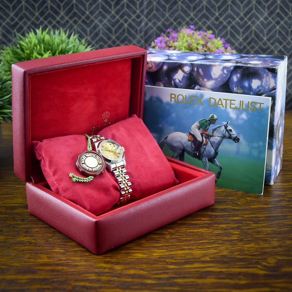 Lady-Datejust 69173 – Champagne Diamond Dial – 1993