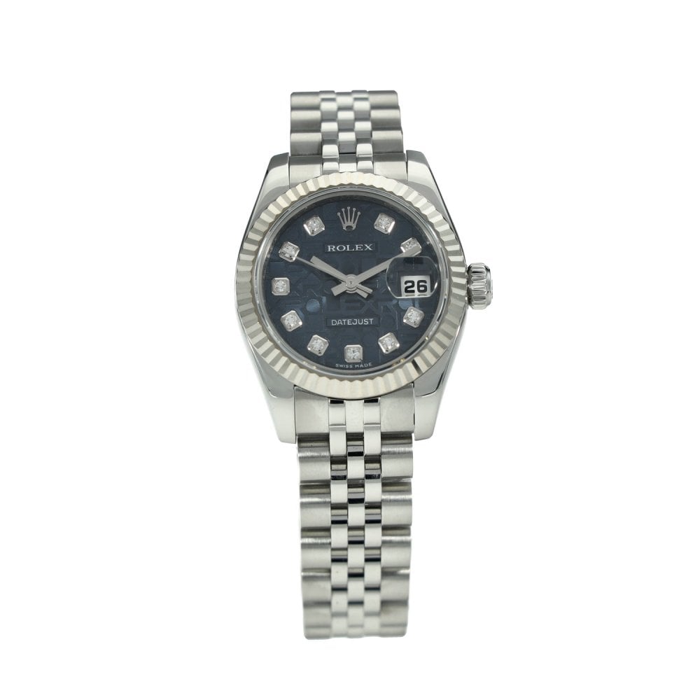 Lady-Datejust 179174 – Blue Jubilee Diamond Dial – 2008