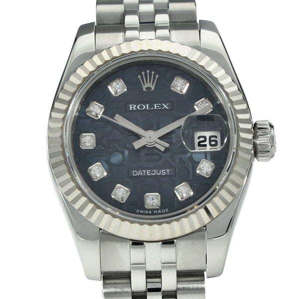 Lady-Datejust 179174 – Blue Jubilee Diamond Dial – 2008