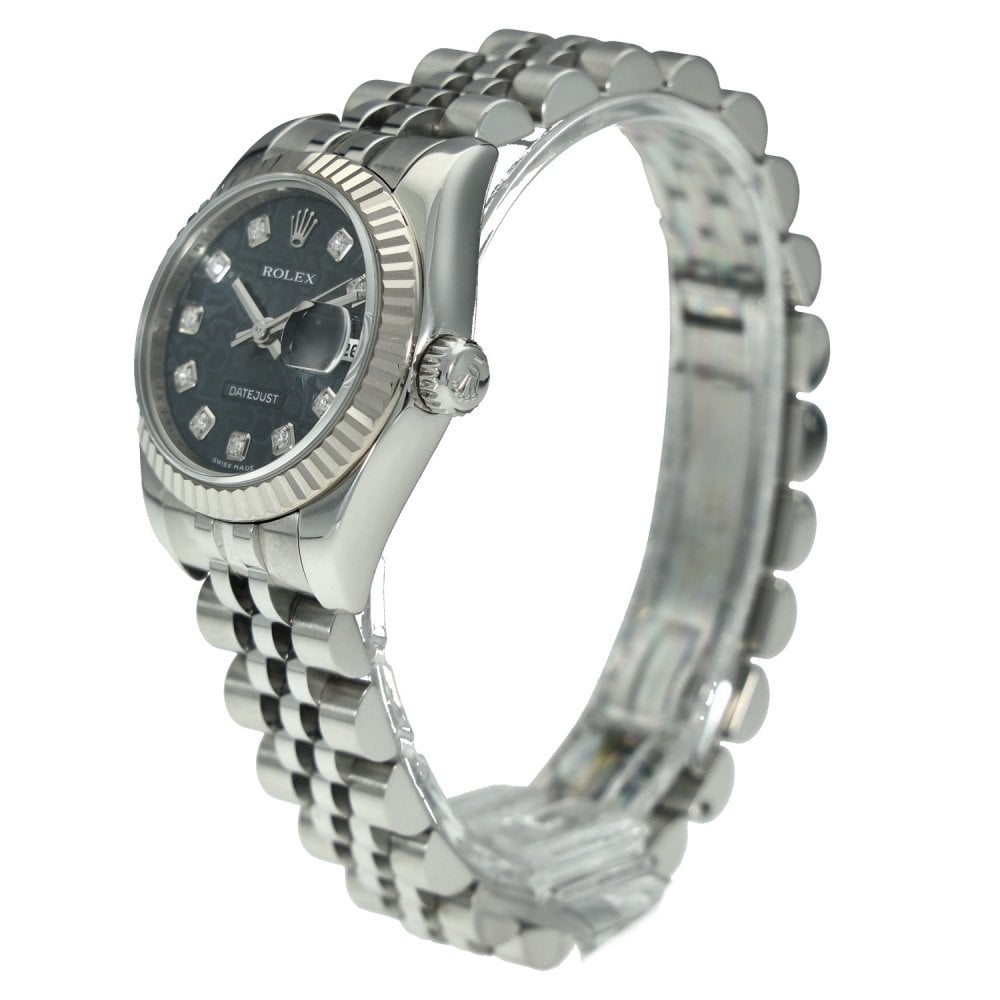 Lady-Datejust 179174 – Blue Jubilee Diamond Dial – 2008