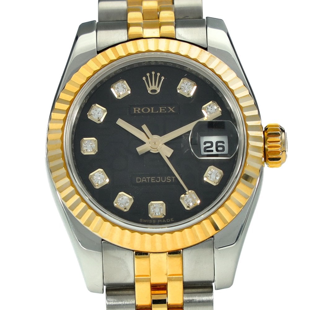 Lady-Datejust 179173 – Black Jubilee Dial – 2010