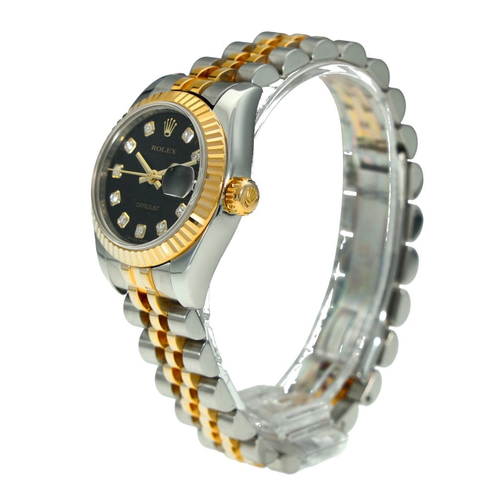 Lady-Datejust 179173 – Black Jubilee Dial – 2010