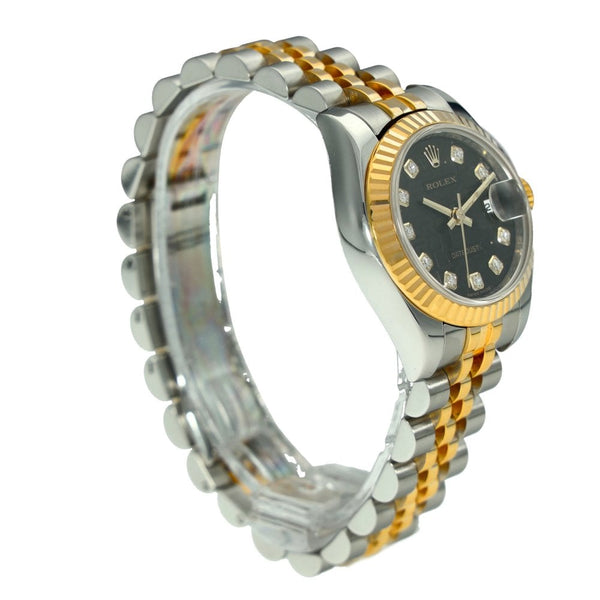 Lady-Datejust 179173 – Black Jubilee Dial – 2010