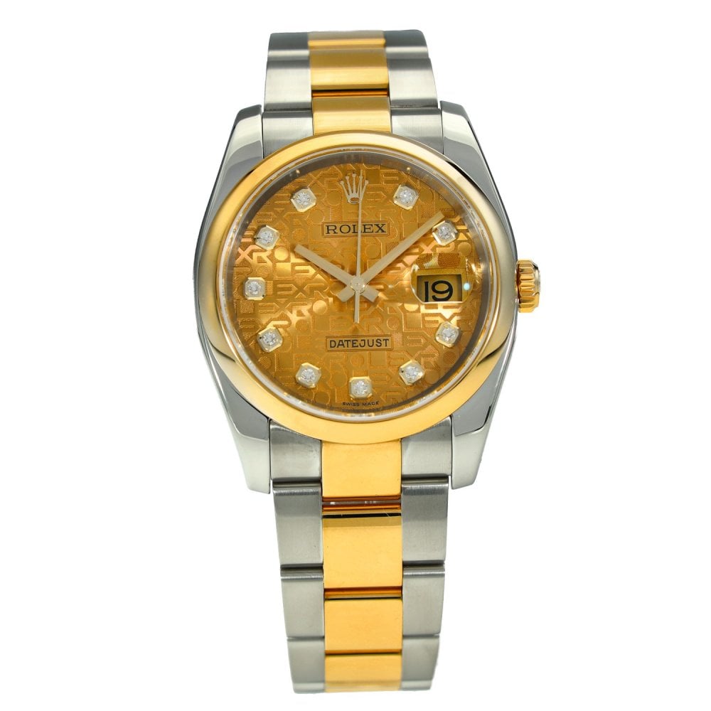 Datejust 116203 - Champagne Diamond Dial - 2004